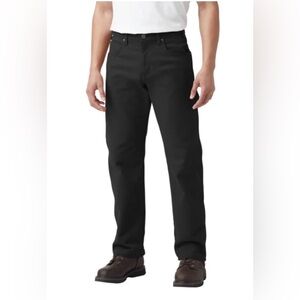 NWT Men's Dickies Warming Temp-iq Duck Utility Pants Black Size 42x32
